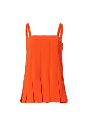 Orange Yelina Top by Trina Turk for $40 | Rent the Runway