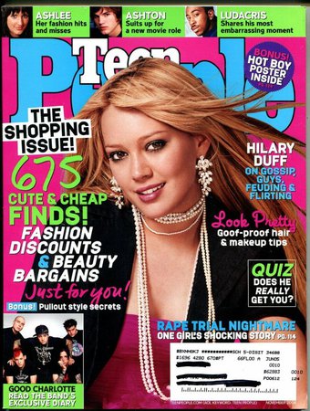 Teen People 11/2004-Hilary Duff-Ashlee Simpson-Ashton Kutcher-FN/VF | Comic Collectibles - Magazines / HipComic