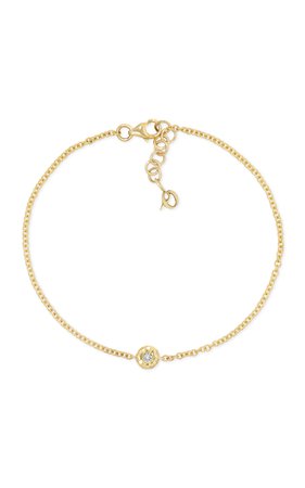 18k Yellow Gold Nesting Gem Bracelet With Diamonds By Octavia Elizabeth