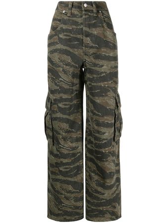 Alexander Wang camouflage-print Cargo Jeans - Farfetch