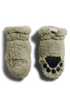 The North Face Bear Fleece Mittens (Baby) | Nordstrom
