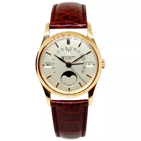 Rare Patek Philippe 5050R 18K Pink Gold Retrograde Perpetual Calendar Wristwatch For Sale at 1stDibs | buy patek philippe grand complications, price patek philippe complications, patek 3919
