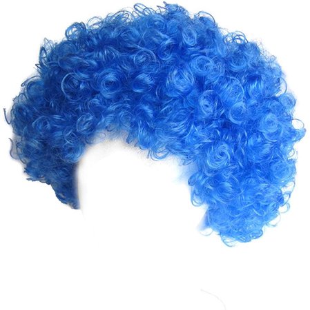 blue afro