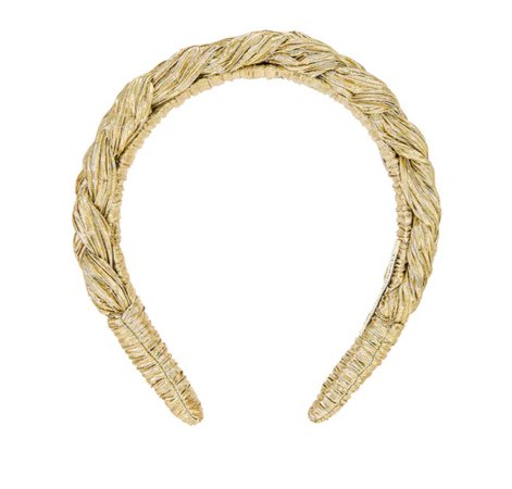 gold headband