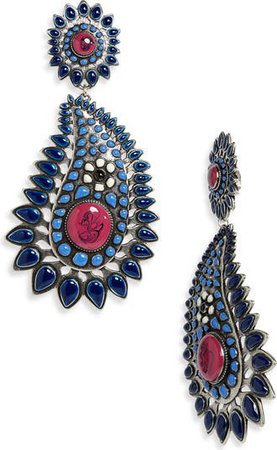 Isabel Marant Paisley Drop Earrings | Nordstrom