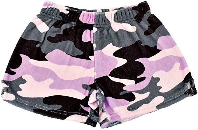 Amazon.com: iscream Big Girls Silky Soft Plush Fleece Shorts - Bold and Bright Collection: Clothing