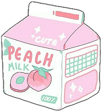 cute peach milk