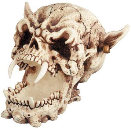 Demonic Skull Gothic Horror Accent Decor Piece: Amazon.ca: Home & Kitchen