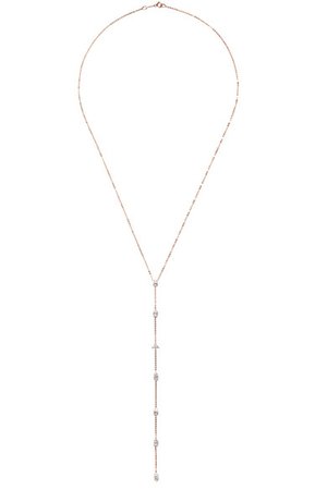 Anita Ko | 18-karat rose gold diamond necklace | NET-A-PORTER.COM
