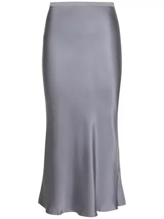 Bar silk midi skirt - ANINE BING - Women | Luisaviaroma