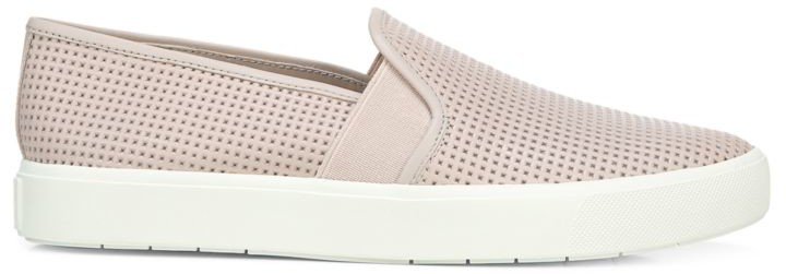 Blair Perforated Leather Slip-On Sneakers