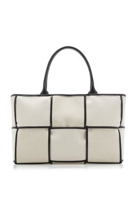 The Arco Medium Canvas Tote Bag By Bottega Veneta | Moda Operandi