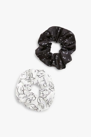 Pack of two scrunchies - null - Hair accessories - Monki WW