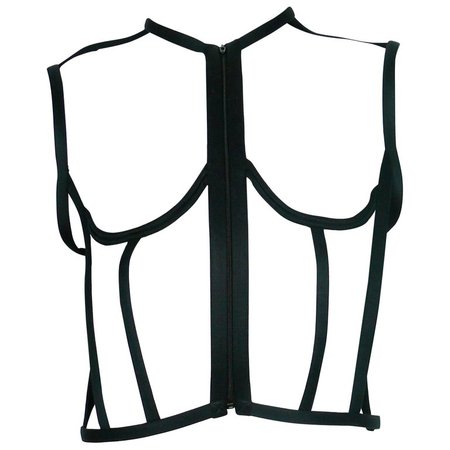 Jean Paul Gaultier Homme Vintage Men's Cage Vest For Sale at 1stdibs