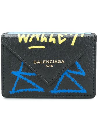 Balenciaga Papier wallet black 3914460FE0N - Farfetch