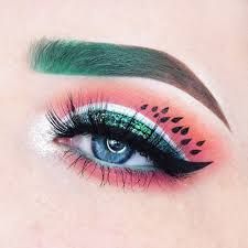 watermelon eye makeup - Google Search