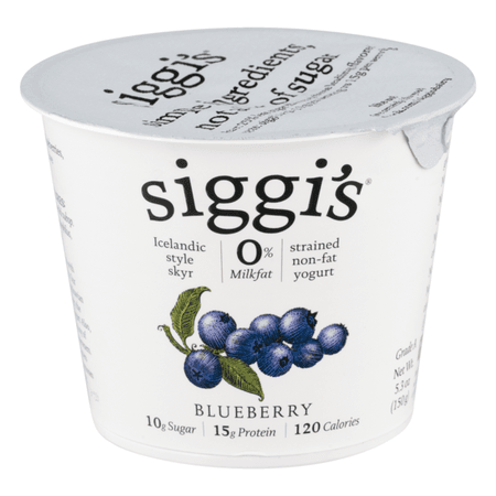 Siggi's Icelandic Style Skyr Blueberry Non-fat Yogurt - Buscar con Google