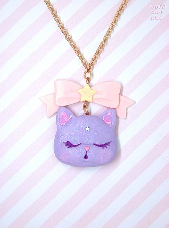 Sweet Kitty Necklace by Cute Can Kill