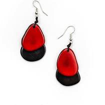 earrings black and red - Google Search