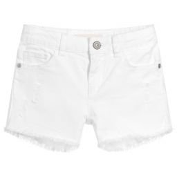 Levi's - Girls White Denim Shorts | Childrensalon