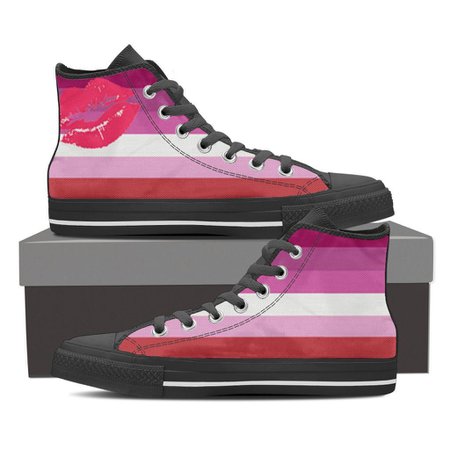 Lesbian Flag Shoes