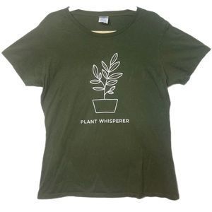 Port and Company | Tops | Green Plant Whisperer Graphic Tshirt | Poshmark
