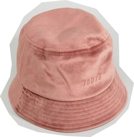pink velvet hat