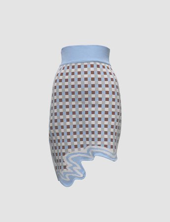 Irregular Color Block Skirt – Juicici