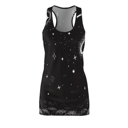 Starry Night Tank Dress Gothic Boho Witchy Wicca Celestial | Etsy