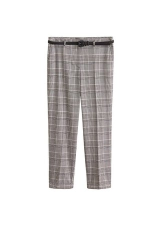 Violeta BY MANGO Prince of Wales trousers