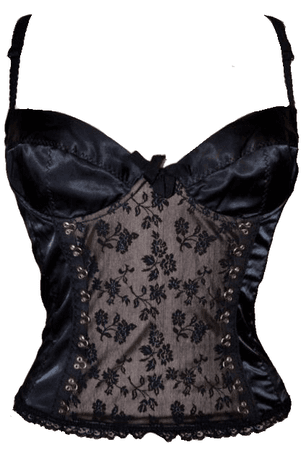 ✧.* gothic bustier corset.