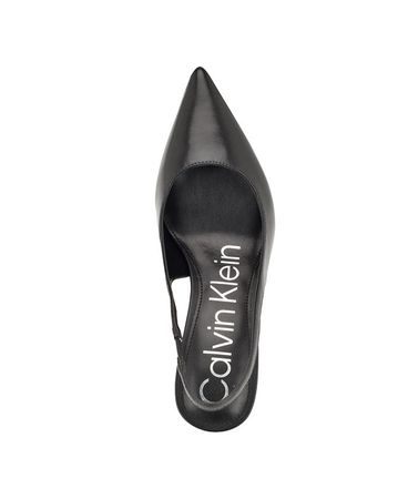 Calvin Klein Women's Cinola Strappy Pointy Toe Stiletto Heel Dress Pumps - Macy's