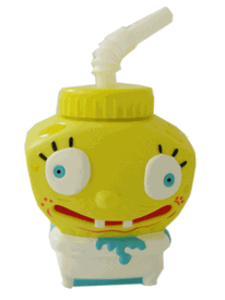 Nickelodeon's Spongebob Squarepants Character Themed Sipper Bottle - Spongebob Squarepants