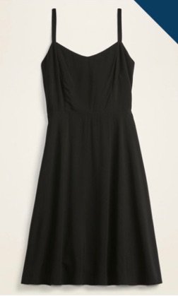 simple black dress