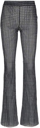 Supriya Lele cross-print mesh trousers