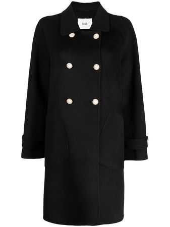 b+ab two-pocket double-breasted Coat - Farfetch