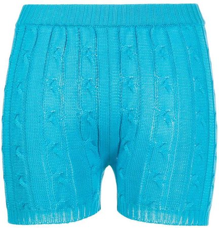 Cable-Knit Cotton Shorts