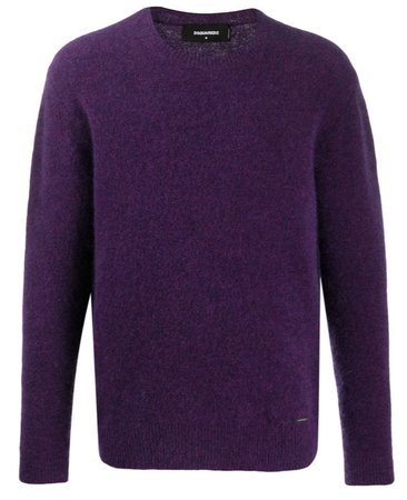 purple sweater