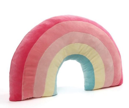 rainbow pillow
