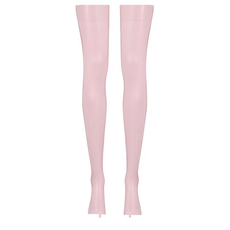 Latex Stockings - Pink | Elissa Poppy | Wolf & Badger