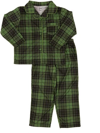 Amazon.com: Leveret Kids Pajamas Flannel Pajamas Boys & Girls 2 Piece Christmas Pajama Set Black/White Plaid 10 Years: Clothing