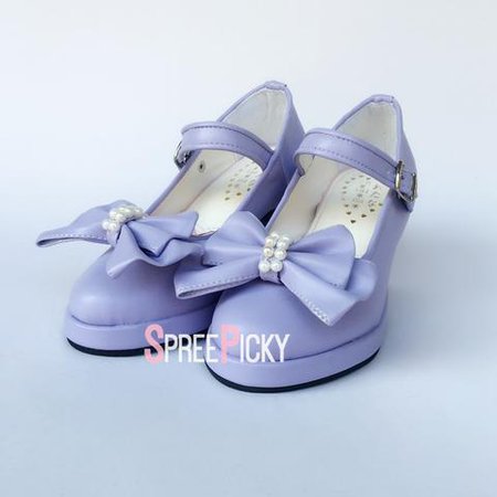 Dolly Ribbon Pearl Shoes - SpreePicky