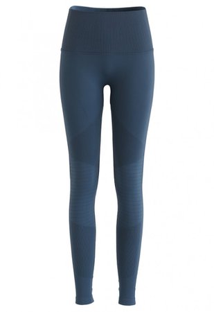 High-Rise Fitness Yoga Leggings in Dusty Blue - NEW ARRIVALS - Retro, Indie and Unique Fashion