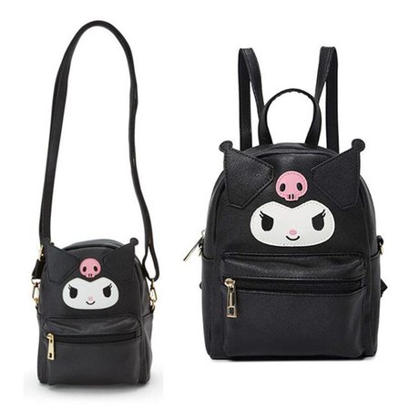 Cute My Melody Cinnamoroll Kuromi PU Leather Shoulder Messenger Bag Small Back Pack Crossbody Bags for Women Girls Sling Bag|Buckets| - AliExpress