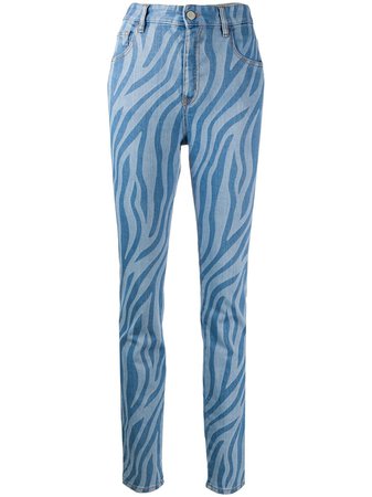 Just Cavalli zebra-print Jeans - Farfetch