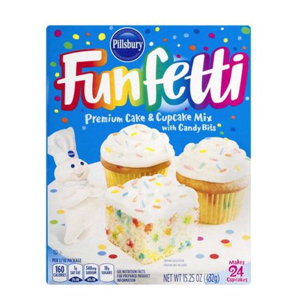 Pillsbury Funfetti Premium Cake & Cupcake Mix with Candy Bits 432g | NGT