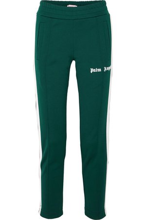 Palm Angels | Striped satin-jersey track pants | NET-A-PORTER.COM