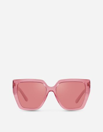 Sonnenbrille DG Crossed in Rosa für Damen | Dolce&Gabbana®