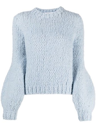 Gabriela Hearst puff-sleeve cashmere jumper
