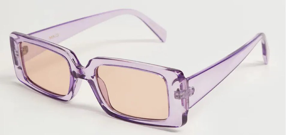 mango squared frame sunglasses
